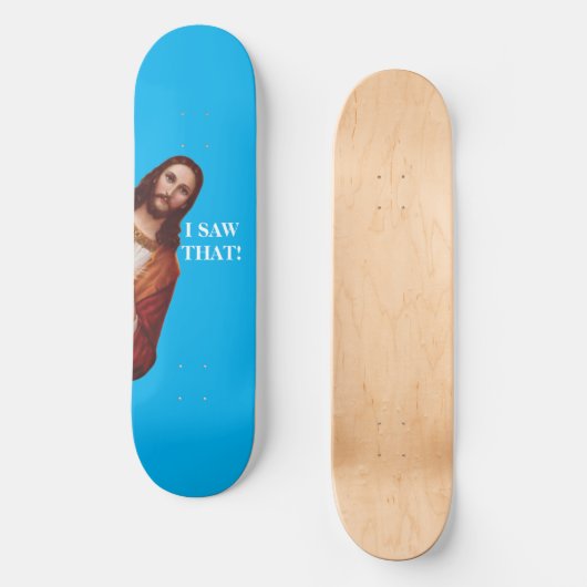 Religieuze Jesus Meme Christelijk Persoonlijk Skateboard (Voorkant)