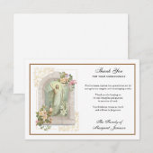 Religieuze Jesus Resurrection Funeral condoléance Bedankkaart (Voorkant / Achterkant)