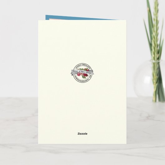 Religieuze Jesus Valentijn voor jongen of meisje Feestdagen Kaart (Achterkant)