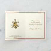 Religieuze Jezus Baby Prague Red Yellow Roses Kaart (Binnen)