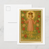 Religieuze Jezus Christus de Katholieke Koning Briefkaart (Voorkant / Achterkant)