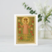 Religieuze Jezus Christus de Katholieke Koning Briefkaart (Staand voorkant)