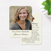 Religieuze Jezus Funeral Memorial Heilige Kaart (Bureau)