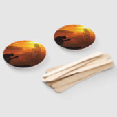 Religieuze Jezus Hand fan Handwaaier (Niet-gemonteerd)