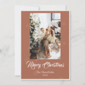 Religieuze Jezus Kerstfamilie Fotokaart Kaart (Achterkant)