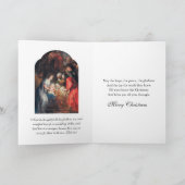 Religieuze Jezus Maagd Maria Jozef Rubens Feestdagen Kaart (Binnen)