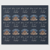 Religieuze Jezus Nativiteit Christelijk Cadeaupapier (Vlak)