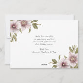 Religieuze Jezus Nativiteit Scene Kerstmis Kaarten (Achterkant)