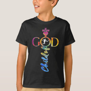Religieuze Jezus Voetbal Kind Van God Voetbal _1  T-shirt