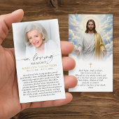 Religieuze Jezus Weesgegroet Gebedskaart Visitekaartje