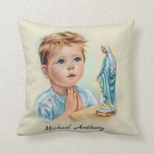  Religieuze Jongen Gezegde Maagd Maria Brouwen Kussen