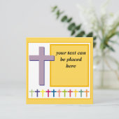 Religieuze Kaart met tekst (Staand voorkant)