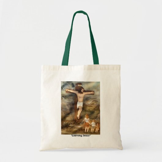 Religieuze kaart tote bag (Voorkant)