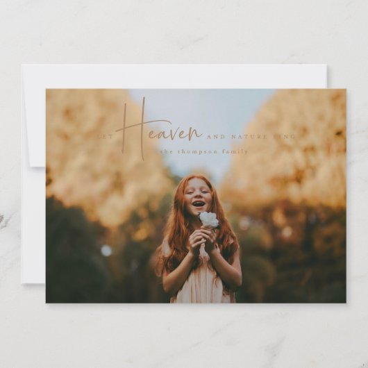 Religieuze Kaart voor kerstmis in Cocoa (Voorkant)