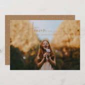 Religieuze Kaart voor kerstmis in Cocoa (Voorkant / Achterkant)