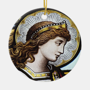 RELIGIEUZE KARTORNAMENS KERAMISCH ORNAMENT