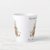 Religieuze katholieke Baby Jezus Kerstmis Latte Mok (Voorkant)