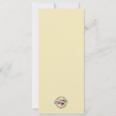 Religieuze katholieke begrafenis sympathie dank u kaart (Achterkant)