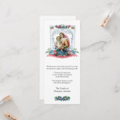 Religieuze katholieke begrafenis sympathie dank u kaart (Voorkant / Achterkant in situ)