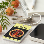 Religieuze Katholieke Bel een priester Crucifix Sleutelhanger (Voorkant Rechts)