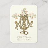 Religieuze katholieke bruiloft voor de Heilige Kaa Visitekaartje (Voorkant)