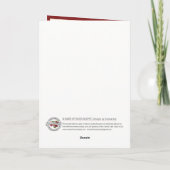 Religieuze katholieke harten van Jezus Joseph Kaart (Achterkant)