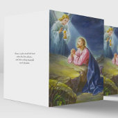 Religieuze Katholieke Jezus Begrafenis Dank u kaar