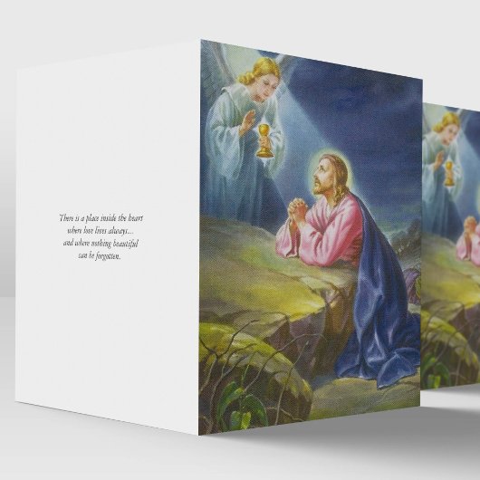 Religieuze Katholieke Jezus Begrafenis Dank u kaar