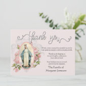 Religieuze Katholieke Maagd Maria bedankt Condolea (Staand voorkant)