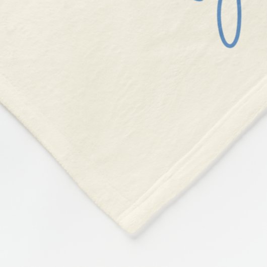 Religieuze Katholieke Maagd Maria Blauwe Bloemen Fleece Deken (Hoek)