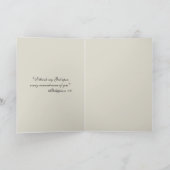 Religieuze Katholieke Maagd Maria Heilig Hart Bedankkaart (Binnen)