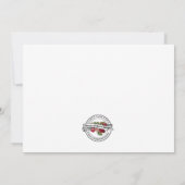 Religieuze katholieke Maagd Mary condoleances Bedankkaart (Achterkant)