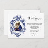 Religieuze katholieke Maagd Mary condoleances Bedankkaart (Voorkant / Achterkant)