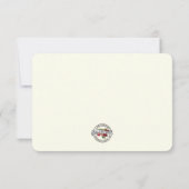 Religieuze katholieke Maagd Mary Floral condoleanc Bedankkaart (Achterkant)