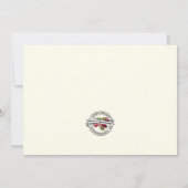 Religieuze katholieke Maagd Mary Floral condoleanc Bedankkaart (Achterkant)