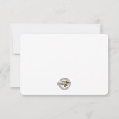 Religieuze katholieke maagd Mary Floral condolence Bedankkaart (Achterkant)