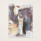 Religieuze katholieke Mass Prayer Priest Virgin Ma Visitekaartje (Voorkant)