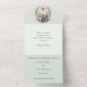 Religieuze katholieke massa biedt Maagd Mary All All In One Uitnodiging (Binnen)