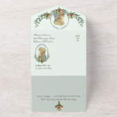 Religieuze katholieke massa die Maagd Mary Jezus a All In One Uitnodiging (Buitenkant)