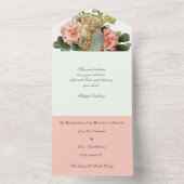 Religieuze katholieke massa die Maagd Mary Jezus a All In One Uitnodiging (Binnen)