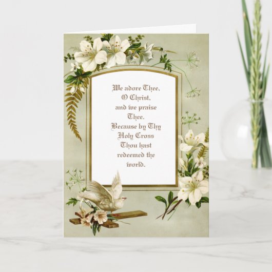 Religieuze katholieke paasmakerij Mary Reurrection Feestdagen Kaart (Voorkant)