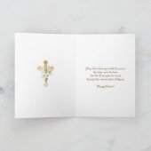 Religieuze katholieke paasmakerij Mary Reurrection Feestdagen Kaart (Binnen)