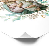 Religieuze katholieke St. Joseph Child Jesus Foto Afdruk (Hoek)