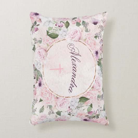 Religieuze Keepomwille Baptism Christening Communi Accent Kussen (Voorkant(Verticaal))