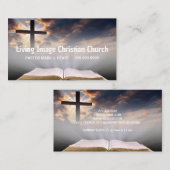Religieuze Kerk Christendom Religie Predikant Visitekaartje (Voorkant / Achterkant)