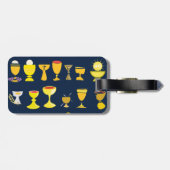 Religieuze kernen bagagelabel (Achterkant horizontaal)