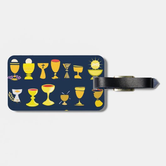 Religieuze kernen bagagelabel (Achterkant horizontaal)