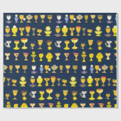 Religieuze kernen cadeaupapier (Vlak)