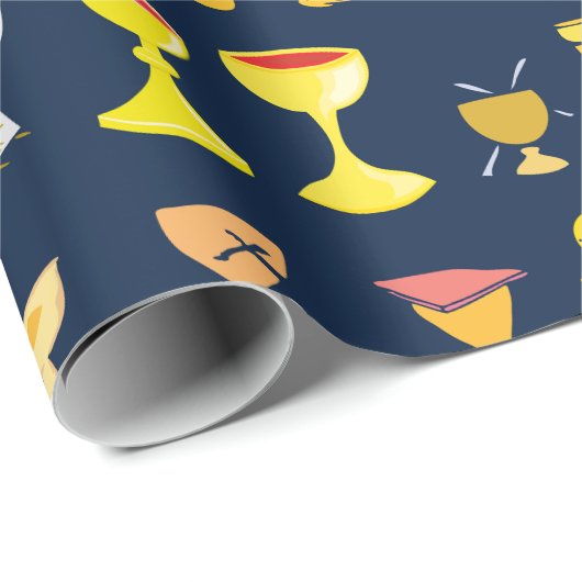 Religieuze kernen cadeaupapier (Rol Hoek)