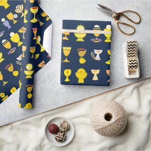 Religieuze kernen cadeaupapier